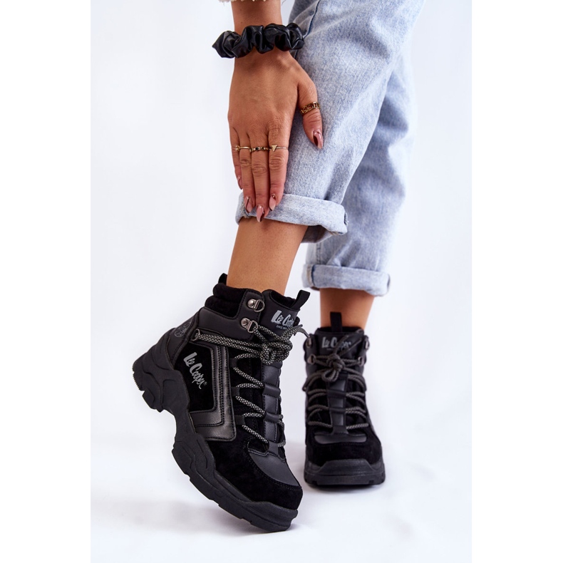 Trekkingskor för kvinnor, Trappers Lee Cooper LCJ-22-31-1441 Svart 1