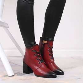 Daily Power Stövlar på stolpen isolerade M.Daszyński W SAN10B röd 2