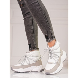 Vita snöstövlar för kvinnor Big Star KK274272 beige 1