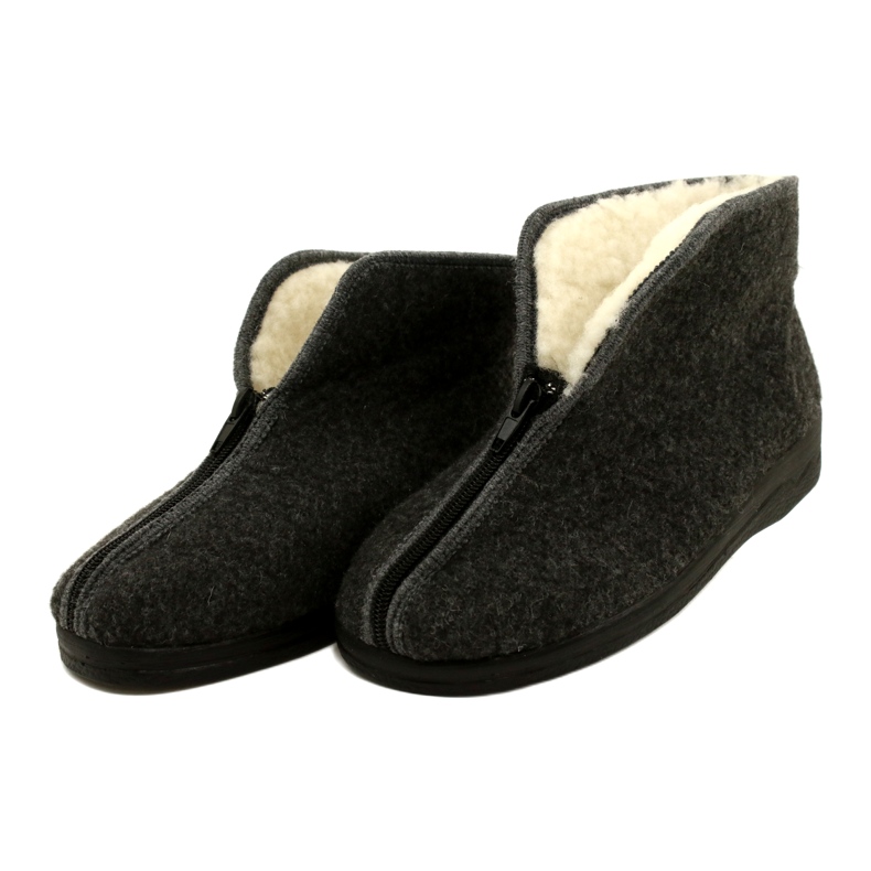 Isolerade tofflor i filt Adanex 26844-FBP7FU Grå 3