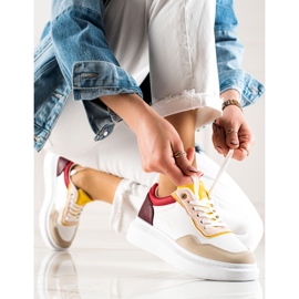 BUONAROTTI Fashionabla sportskor sneakers vit mångfärgad 1