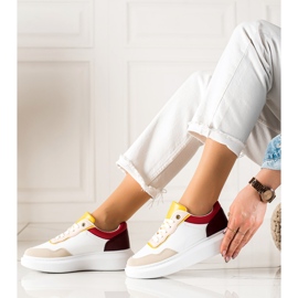 BUONAROTTI Fashionabla sportskor sneakers vit mångfärgad 2