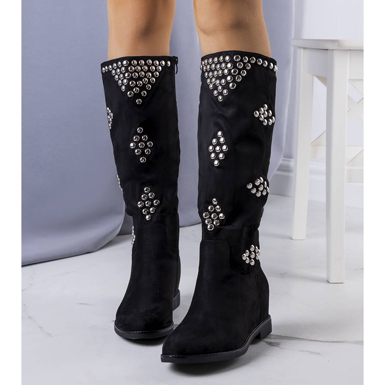 BM Svarta, isolerade kilstövlar från Rivalta 1