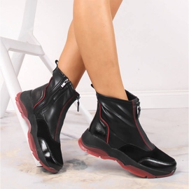 Kvinnors svarta läderisolerade stövlar Filippo 1