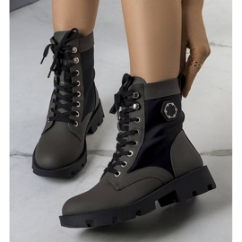 BM Gröna, isolerade stövlar från Orozo svart 1