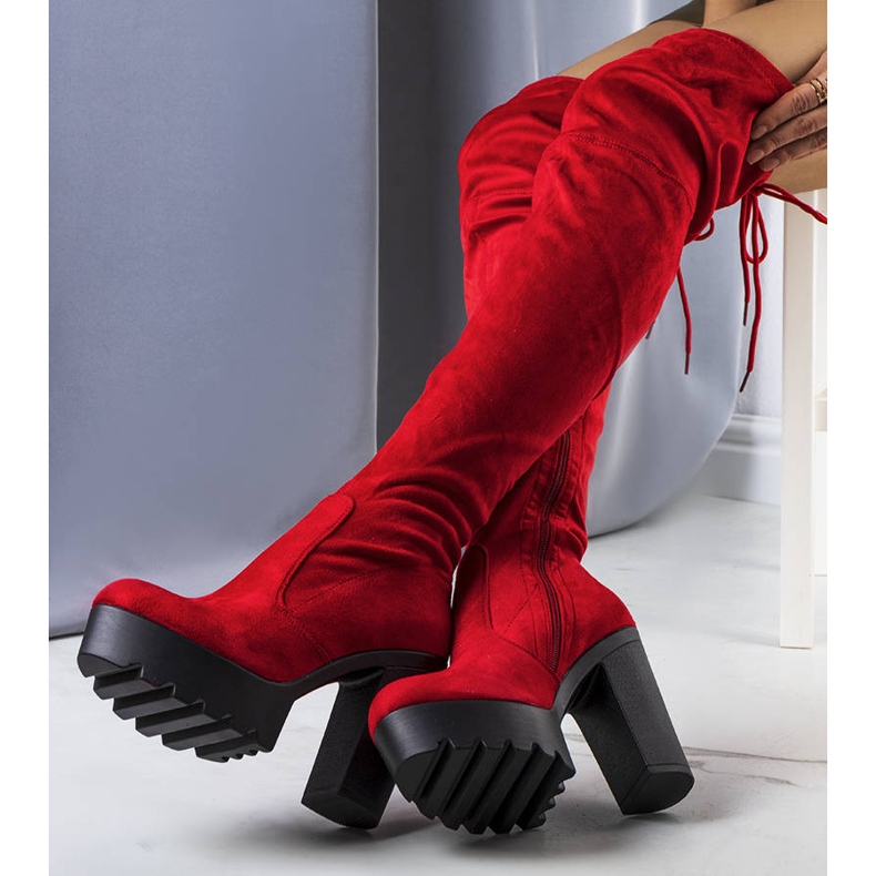 BM Westley röda mockastövlar 1