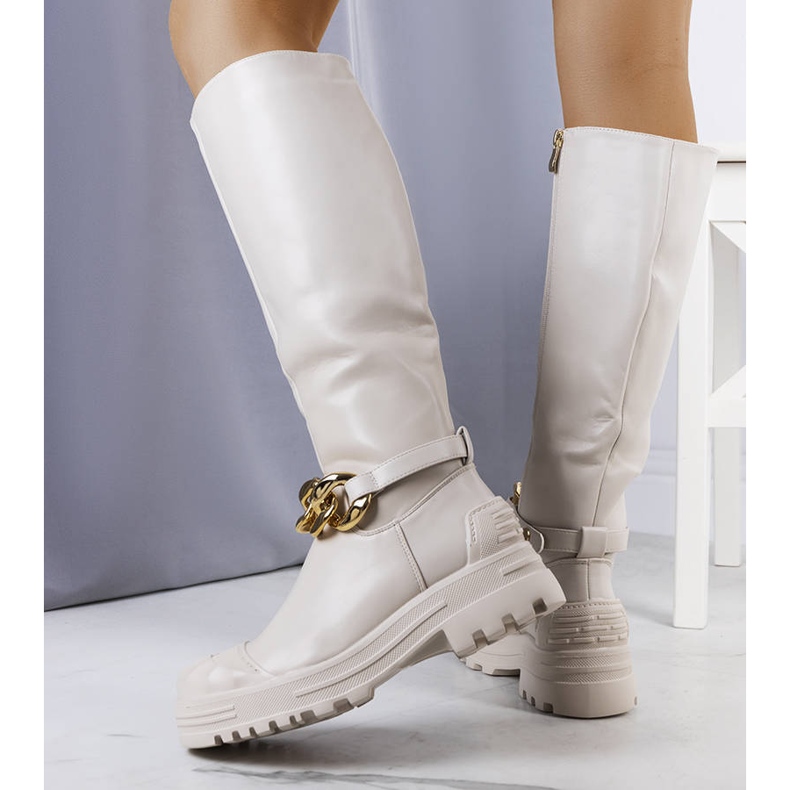 PA1 Cerreto beige isolerade stövlar 1