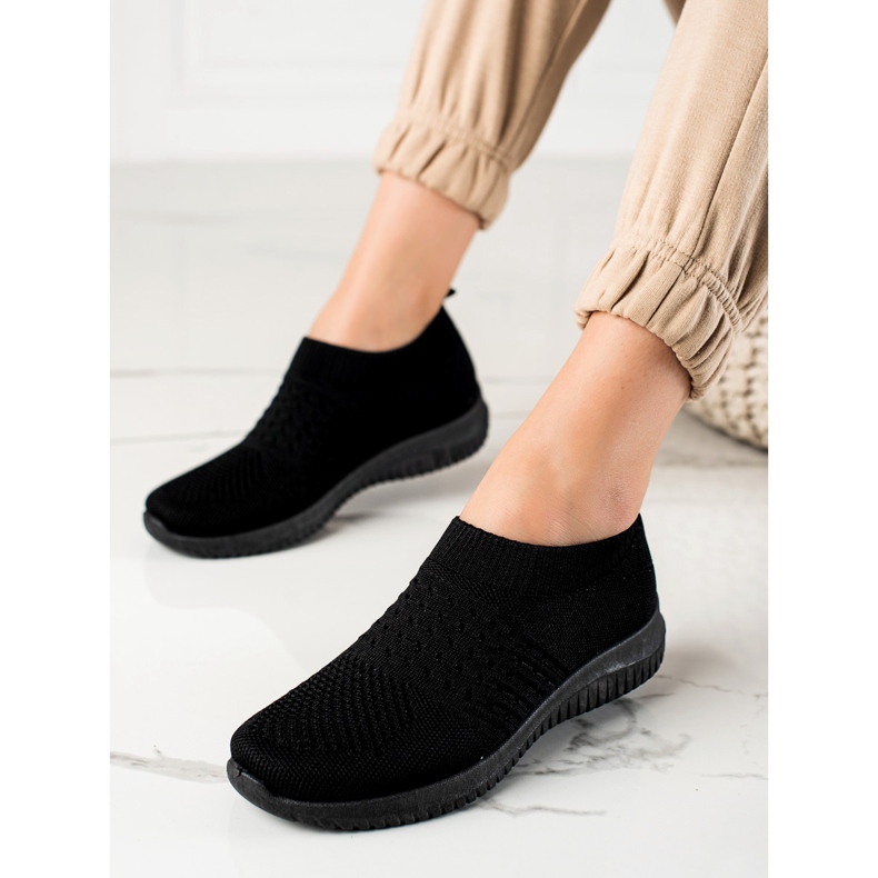 W. Potocki Potocki Slip-On sportskor svart 1