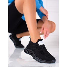 SHELOVET Slip-on sportskor svart 1