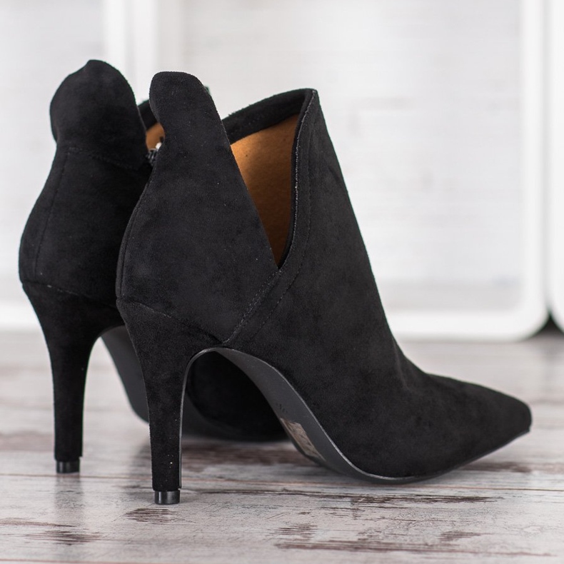 Bella Paris Snygga stövlar på hög klack svart 1