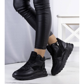 BM Svarta isolerade sneakers från Malvern 1