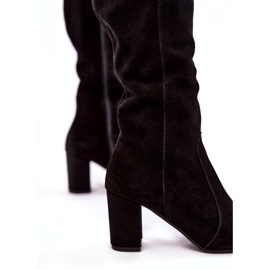 Laura Messi stövlar i mocka, svart 1415, dam 4