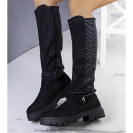 Svarta isolerade stövlar från Leale 2