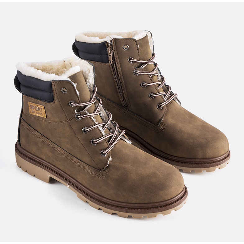 PA1 Norrbruna isolerade vandringskängor för män 1