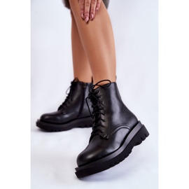 PS1 Svarta Leroy varma stövlar för kvinnor med dragkedja 2