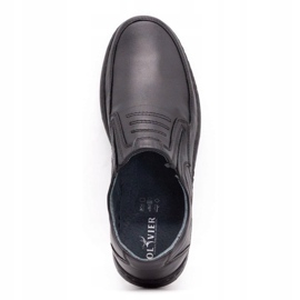 Olivier Slip-on-skor för män 7053 svart 4