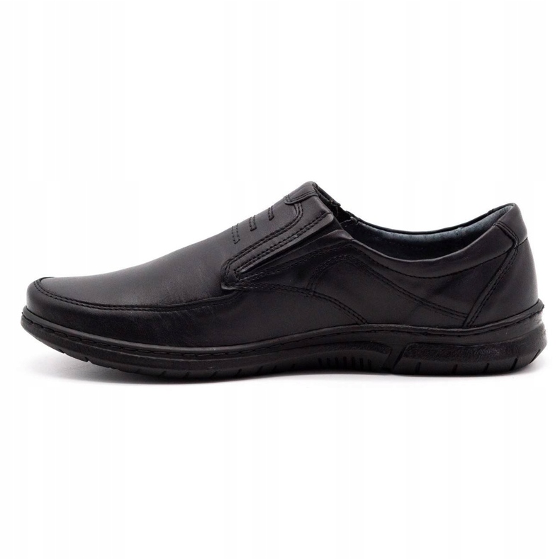 Olivier Slip-on-skor för män 7053 svart 1