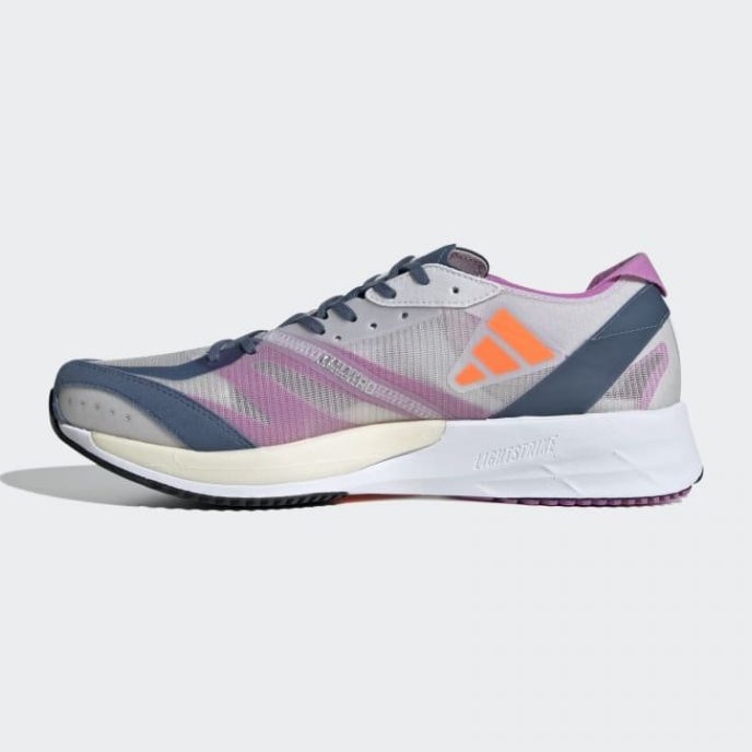 Adidas Adizero Adios 7 M GX6647 skor vit purpur orange 1