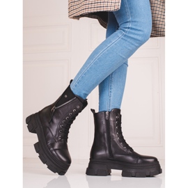 Skinnväskor för kvinnor med en dekorativ Shelovet-dragkedja svart 1