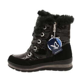 Kvinnors svarta snöstövlar med caprice membran 9-26226-29 019 2