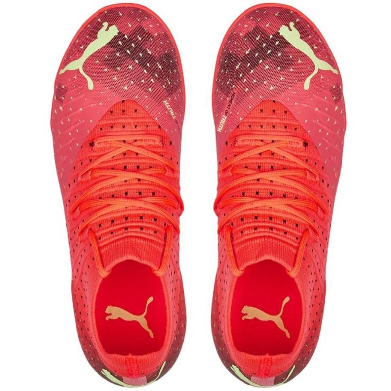 Puma Future 3.4 It Jr 107013 03 fotbollsskor röd apelsiner och röda 1