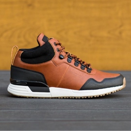 Höga läderstövlar Jogger Pro Bustagrip M MRM6B brun 1