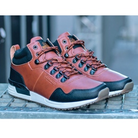 Höga läderstövlar Jogger Pro Bustagrip M MRM6B brun 2