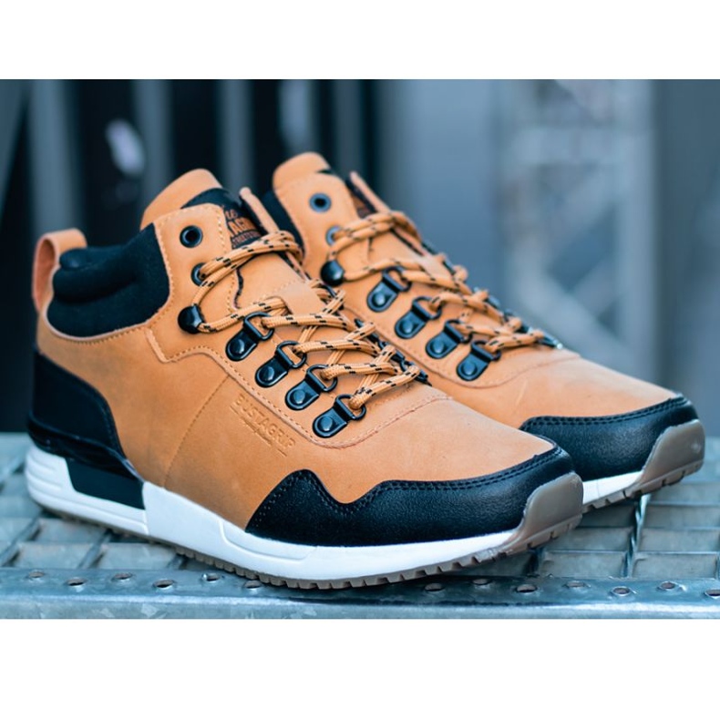 Höga läderstövlar Jogger Pro Bustagrip M MRM6C brun 2