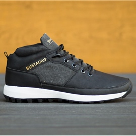 Läder sneakers skor Trax Bustagrip M MRM7A svart 1