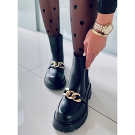 BM Höga Chelsea-stövlar för kvinnor Moby Black svart 1