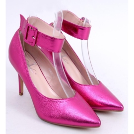 Metalliska Claire Fushia stiletter rosa 2