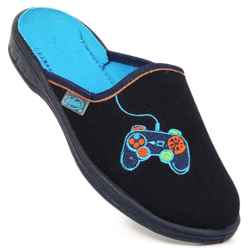 Befado Jr BEF40B hemmatofflor marinblå 1