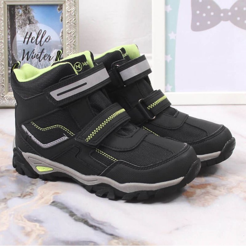 Masita Kardborreisolerade stövlar McKeylor Jr JAN171 svart 2