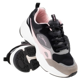 Iguana Obenari skor W 92800347038 svart rosa grå 1