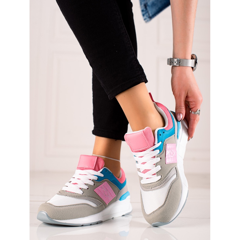 TRENDI Casual sportskor beige mångfärgad 1