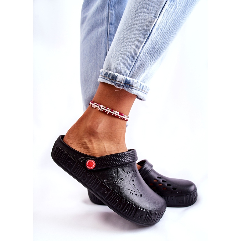 Lätt tofflor för kvinnor Kroks Big Star II275001 Svart 1