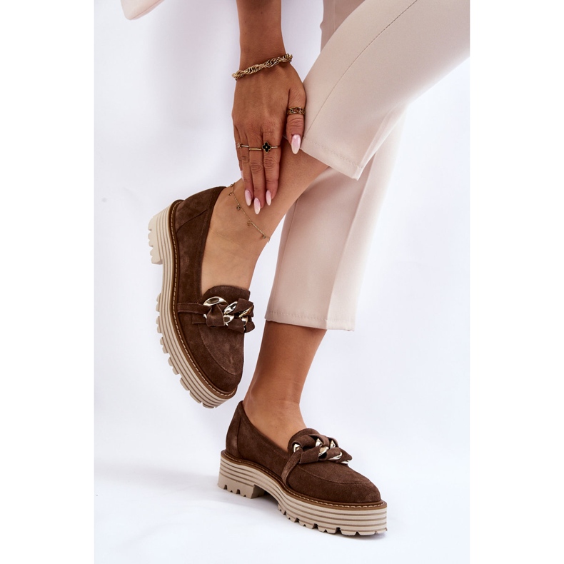 Damskor i mocka Laura Messi 2523 grön 2