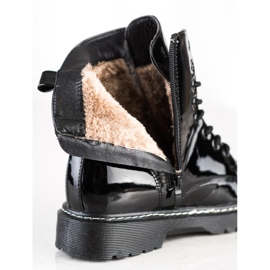 SHELOVET Trendiga svarta stövlar 1