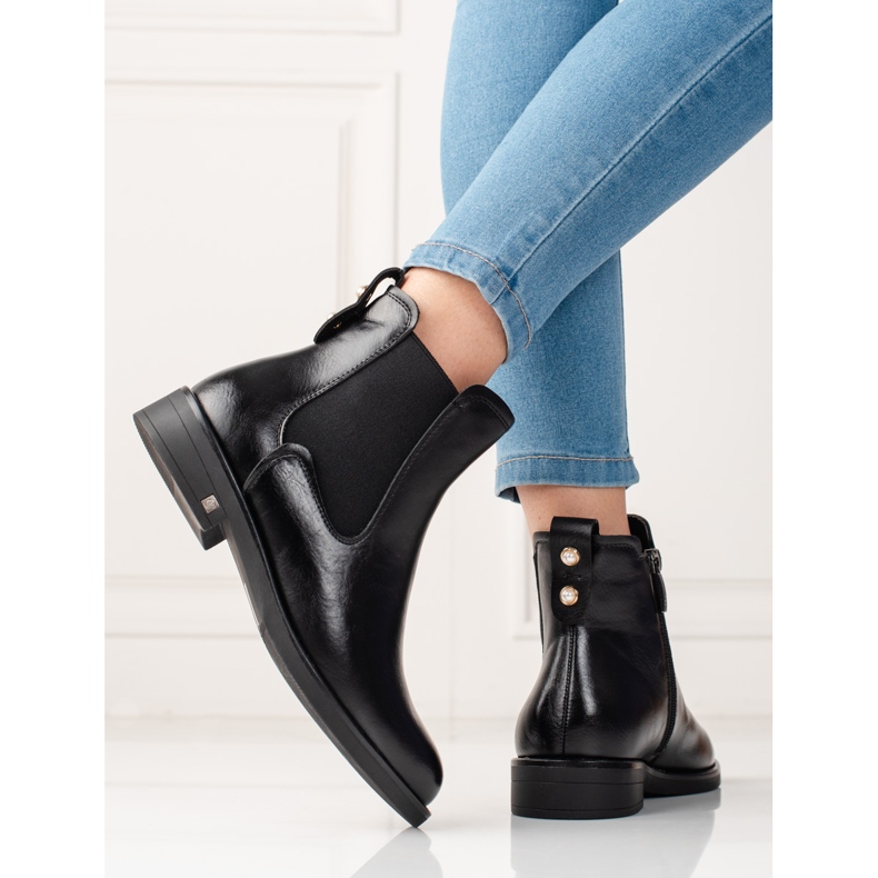 W. Potocki Jodhpur stövlar för kvinnor med isolering Potocki svart 1