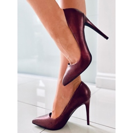 Leda Röda högklackat dam 1