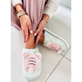 PA1 Damtofflor Pearl Mint grön rosa 1