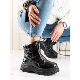 Snöskor på VINCEZA -plattformen svart 2