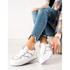 Weide Bekväma Casual Sneakers vit 2