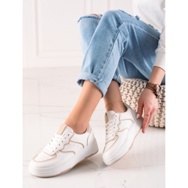 Weide Bekväma Casual Sneakers vit 1
