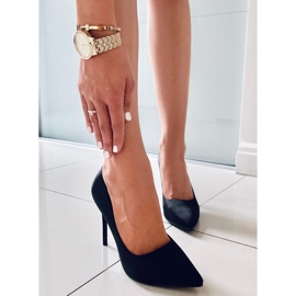 PA1 Höga klackar i satin för kvinnor Talia Black svart 2