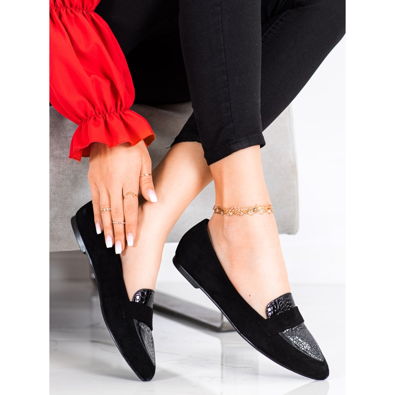 Goodin Svarta mockasiner i Spitz 1