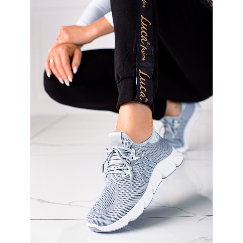 SHELOVET Lätta sportskor grå 1