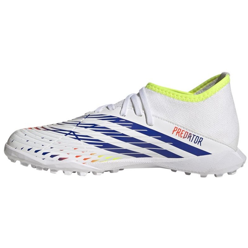 Adidas Predator Edge.3 Tf Jr GV8502 fotbollsskor vit vit 1