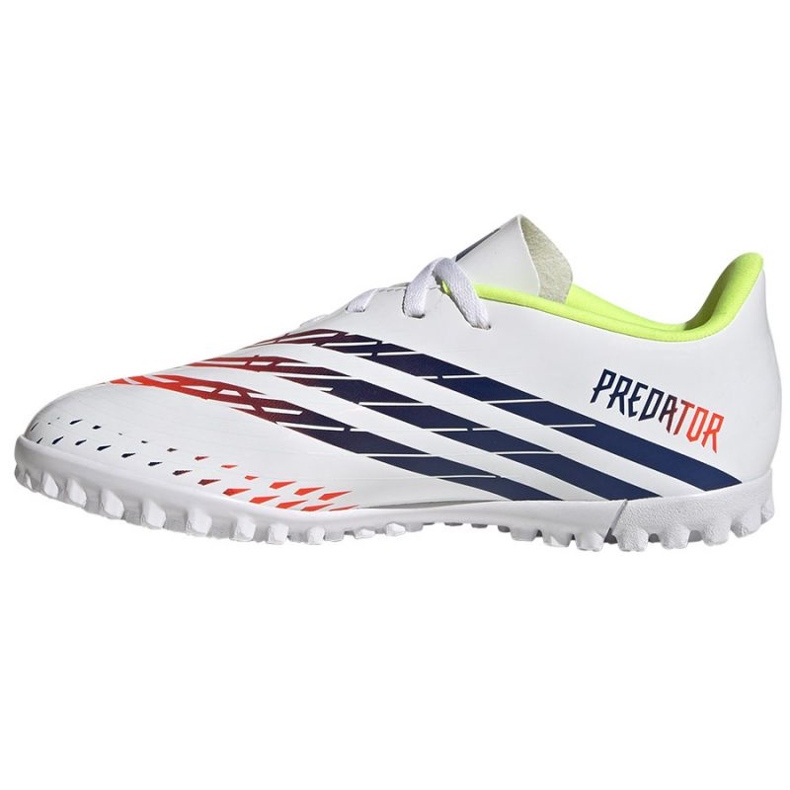 Adidas Predator Edge.4 V Tf Jr GV8496 fotbollsskor vit vit 1