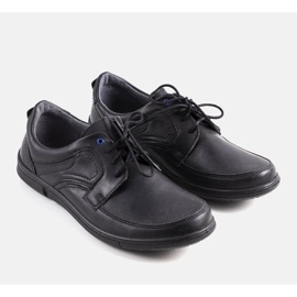 Lukio svarta skor för män 1